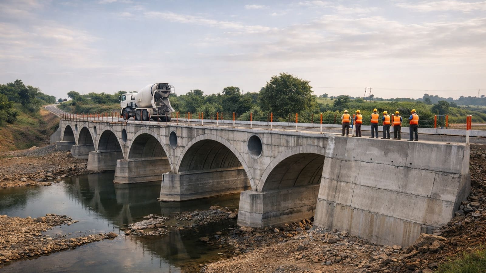 Major Arch Bridge across Nag Dhondha River, Chichghat